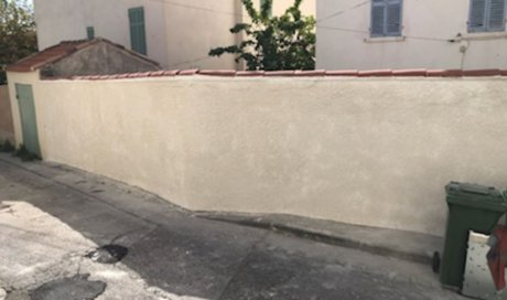 Reprise de mur de clôture  - AMGM à Toulon